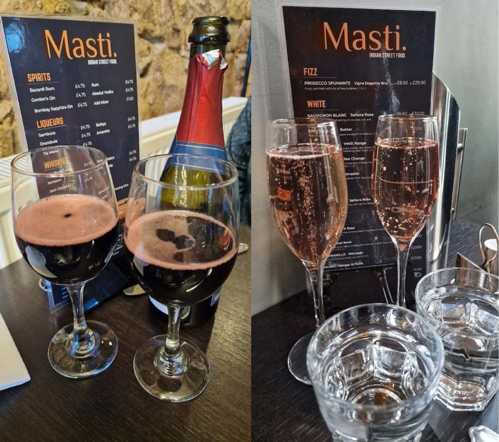 Masti Restaurant Edinburgh app mockup