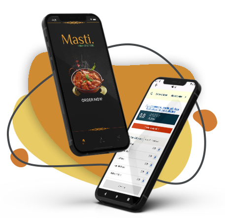 Masti Restaurant Edinburgh app mockup