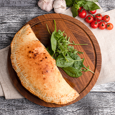 Loaded Lamb Doner Calzone Served in Masti Restaurant, Dalkeith, 
Edinburgh. 